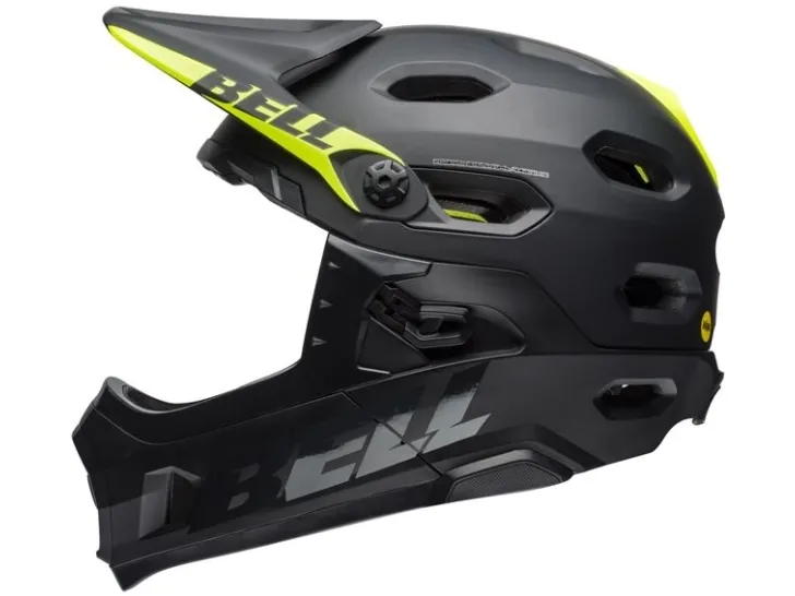 Bell Super Dh Mips matt/glans svart (str. L) BEL-7088079