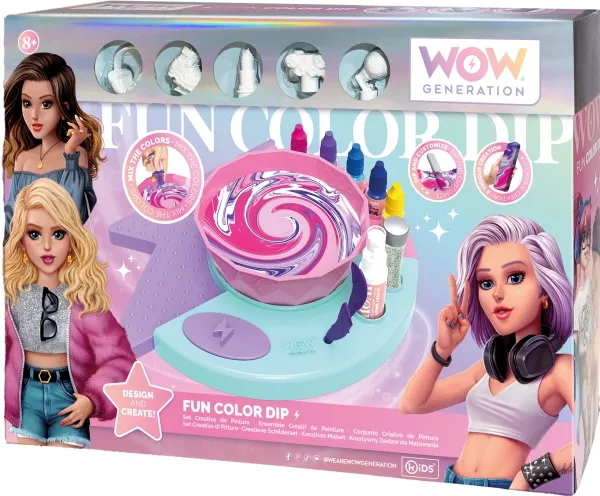 Kids Euroswan kreativt sett HYDRO DIP STUDIO med tilbehør WoW Generation WOW00027
