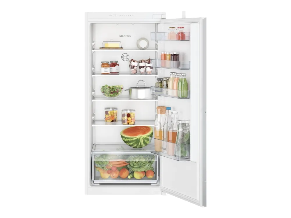 Bosch Serie | 2 KIR41NSE0 - Kjøleskap - innebygd - fordypning - bredde: 56 cm - dybde: 55 cm - høyde: 122.5 cm - 204 liter - Klasse E