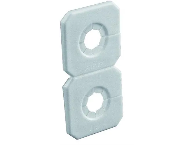 Roset duo 15-22 mm hvid c/c 60mm