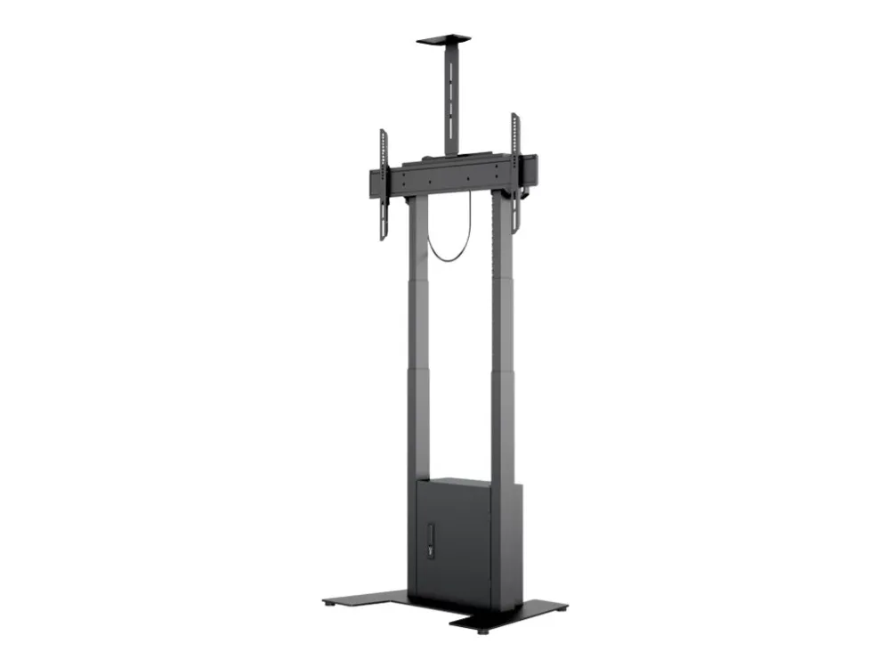 Multibrackets M Motorized Floorbase - Elektrisk løfteinnretning - for LCD TV / kamera - svart - skjermstørrelse: 42-100 - plassering på gulv