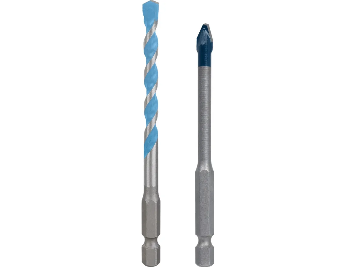 Bosch HEX-9, Drill, Drill bit set, 8 mm, Glass, Hard keramikk, Takstein, Soft Keramiske veggflis, Stein, 6 cm, Karbid