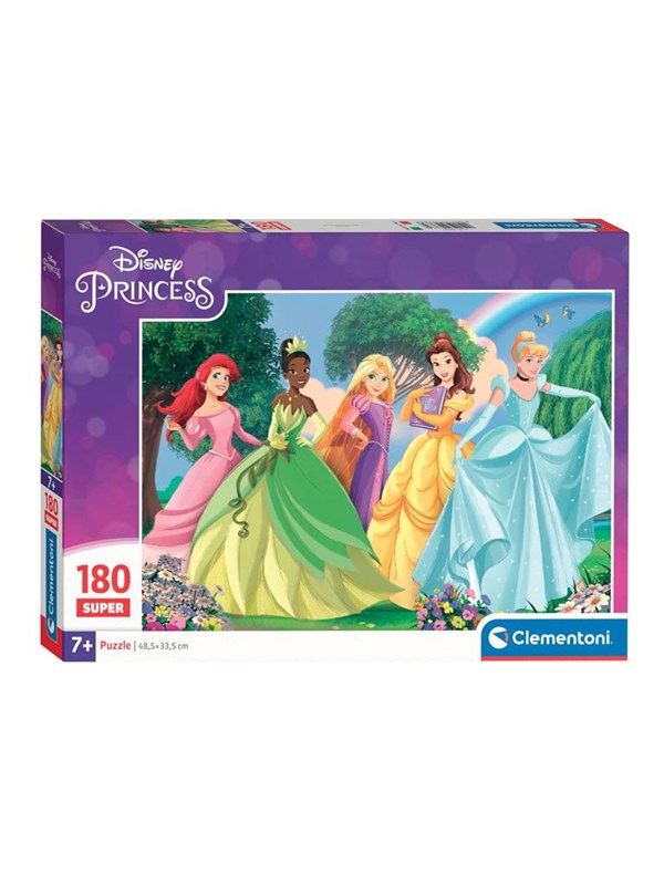 Clementoni Jigsaw Puzzle Super Color Disney Princess 180pcs. Gulv