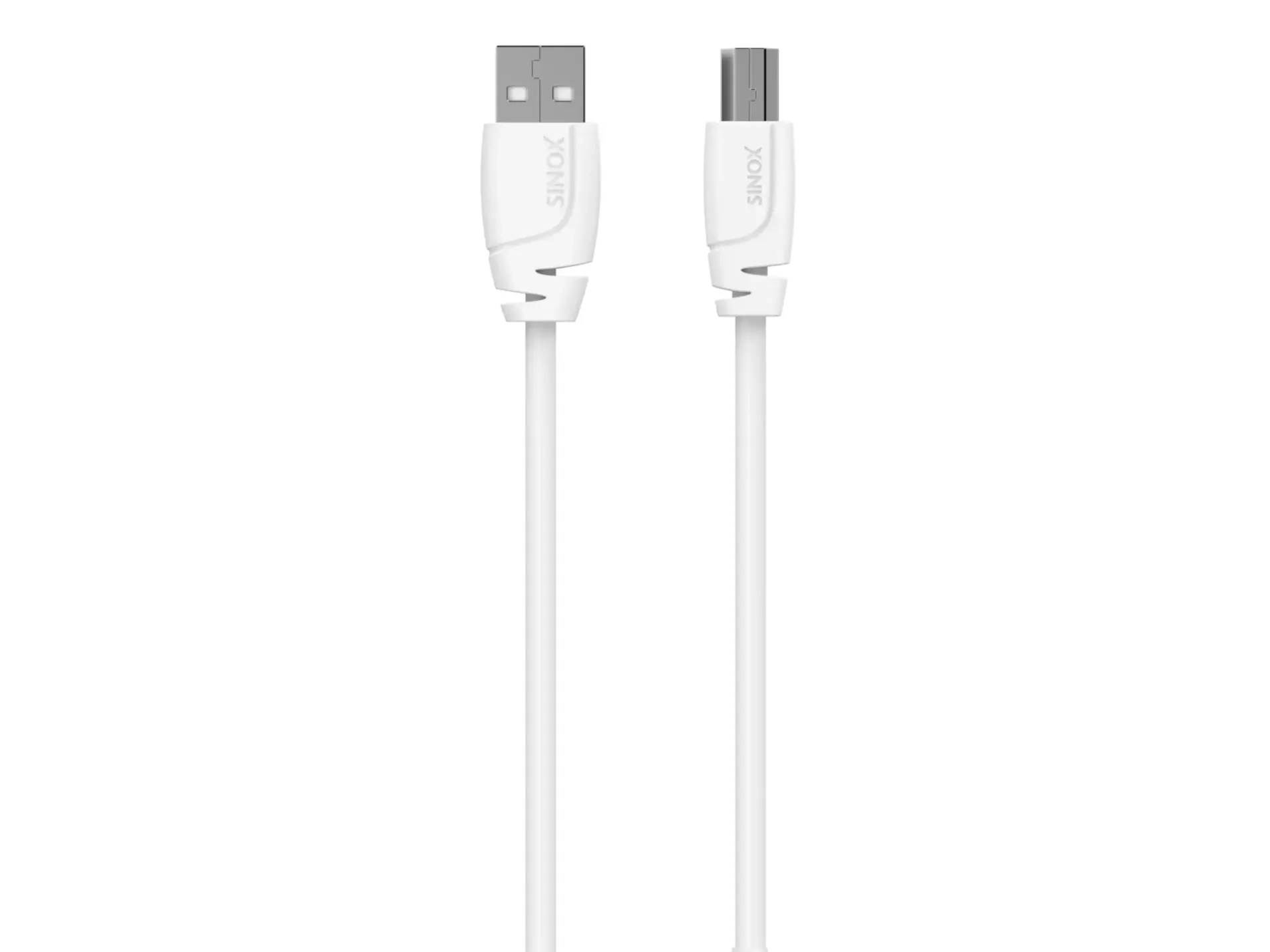 Sinox SOE04102, 1,8 m, USB A, USB B, USB 2.0, 0,48 Gbit/sek, hvit