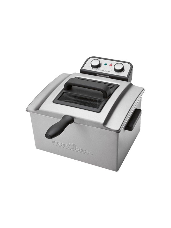 ProfiCook PC-FR 1038 - deep fryer - stainless steel/black