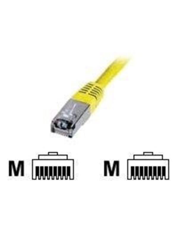 DIGITUS Premium - patch cable - 5 m - yellow - Gul - 5m