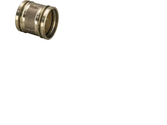 VIEGA Sanpress XL-skydemuffe 76,1 mm af rødgods med SC-Contur