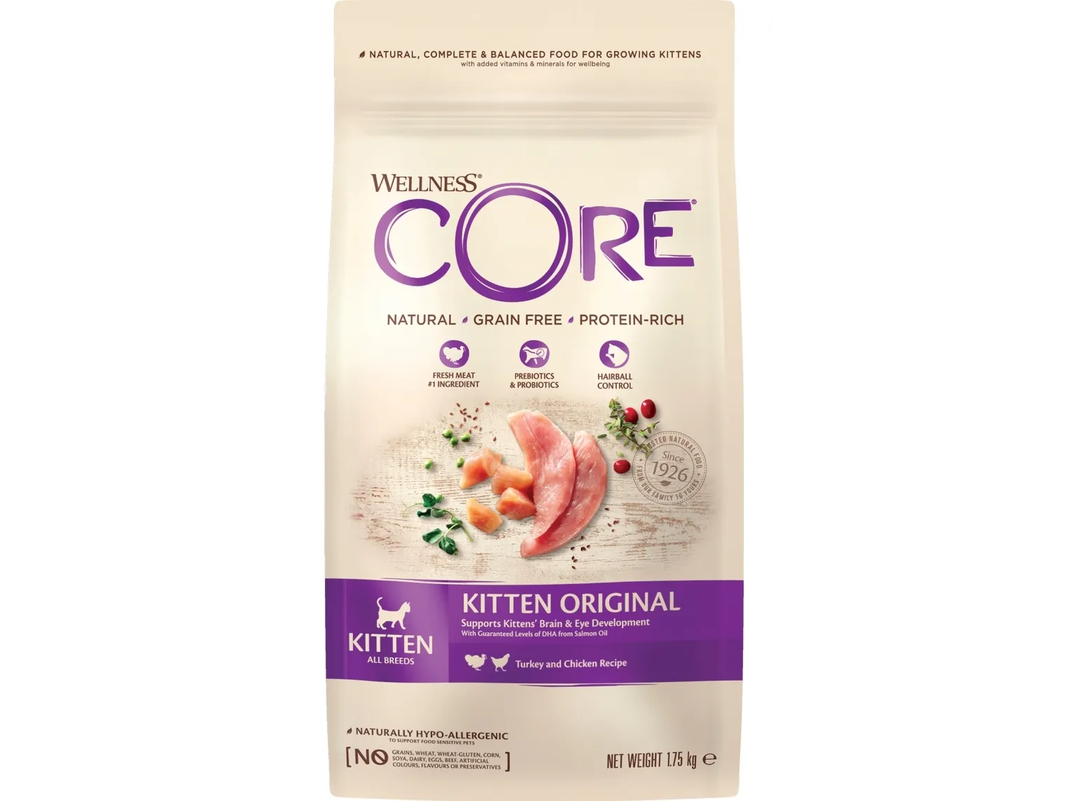 Caniwild CORE kattunge kalkun & kylling-oppskrift 1,75 kg