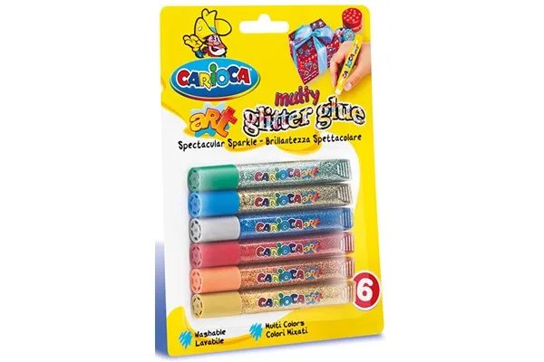 Glitterlim 10,5 ml multi 6-pak assort.