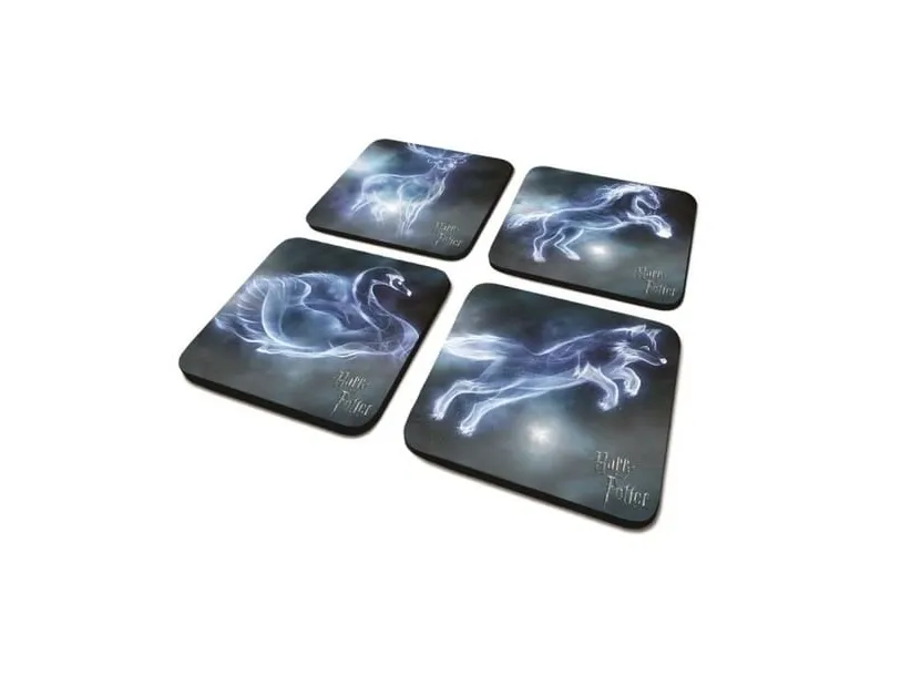 Patronus coaster, 4 stk