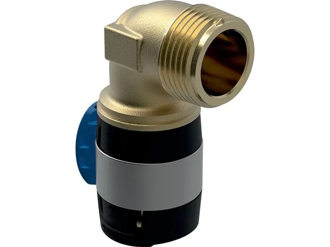 Geberit FlowFit bøjning 90° med udvendigt gevind: CuSn4Zn2PS, d=20mm, R=1/2