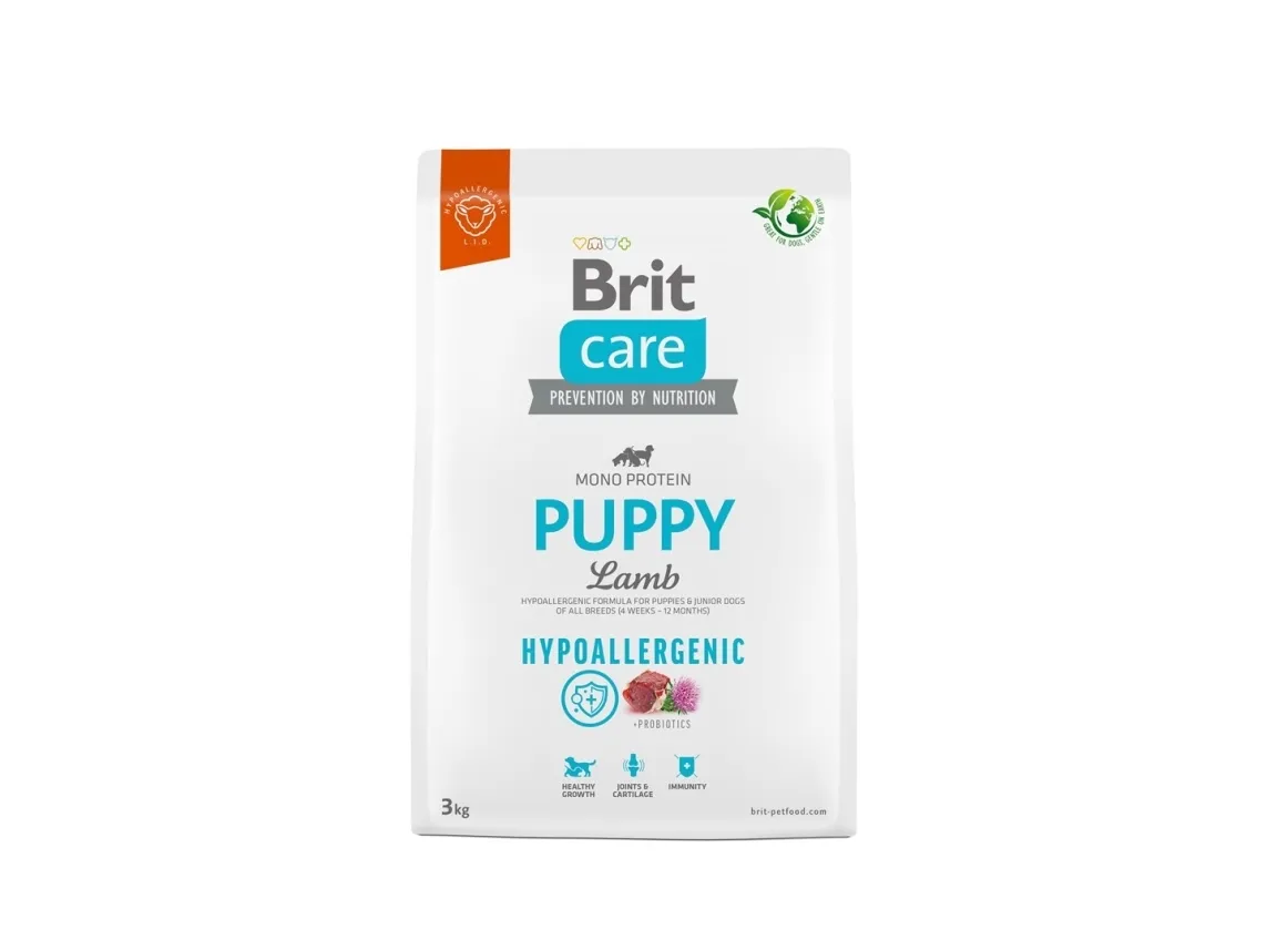 Brit Care Dog Hypoallergenic Puppy Lamb 3kg