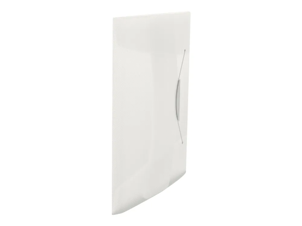 Esselte Vivida - 3-fliksmappe - for A4 (210 x 297 mm) - kapasitet: 150 ark - gjennomskinnelig, livlig hvit