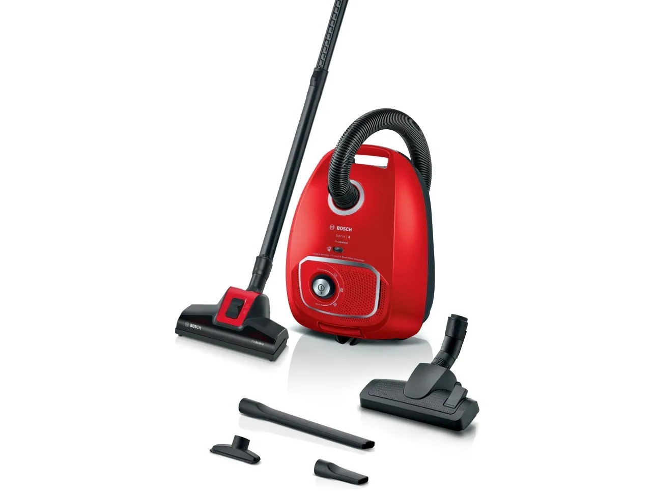 Bosch BGB41PET1, 700 W, Sylindervakuum, Tørr, Støv pose, 4 l, HEPA