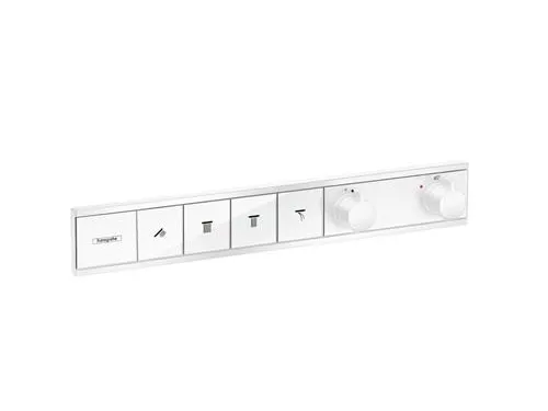 hansGrohe RainSelect termostatarmatur, indbyg. 4 udtag mat hvid