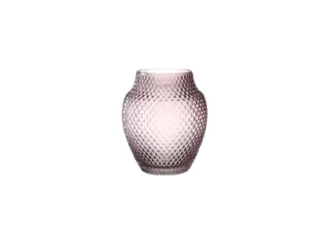 LEONARDO Poesia, Urne-formet Vase, Glass, Rosa, Bord, Innendørs, 230 mm