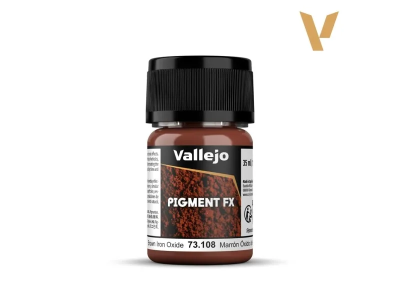 Vallejo 73.108, Brun, 35 ml, 1 stykker, Brown Iron Oxide