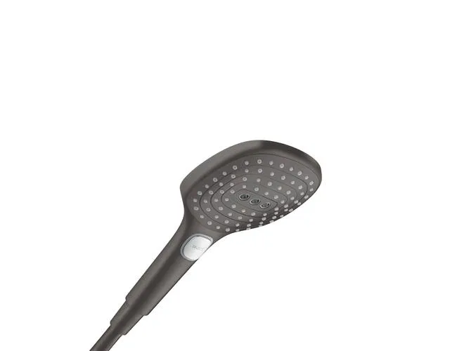 hansGrohe Raind. Select E120 3jet håndbruser, børstet sort krom