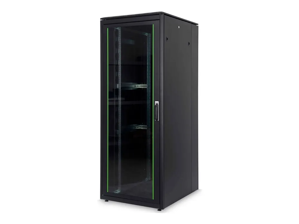 Digitus Unique DN-19 42U-8/10-B-1 - Rack skap - svart, RAL 9005 - 42U - 19