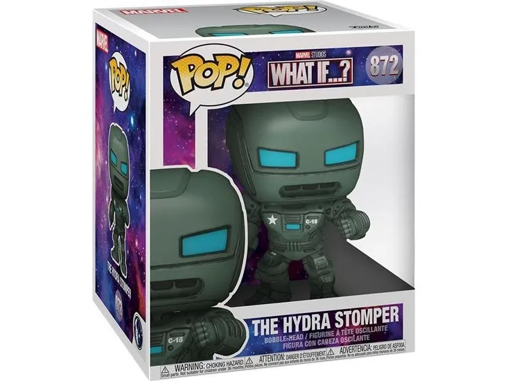 Funko POP! Marvel Studios: Hva om...? - Hydra Stomper Vinyl Oversized Bobble-Head, 15 cm