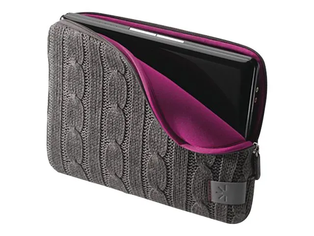 Case Logic 10.2 Netbook Sleeve - Cable Knit - Notebookhylster - 10.2 - grå