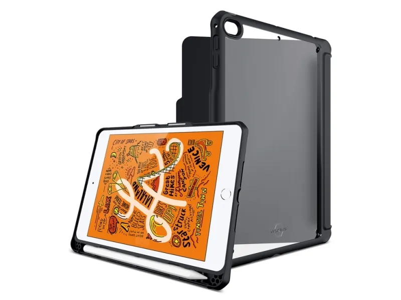 ITSKINS HYBRID SOLID FOLIO cover til iPad Mini (4. og 5. gen.)®. Sort