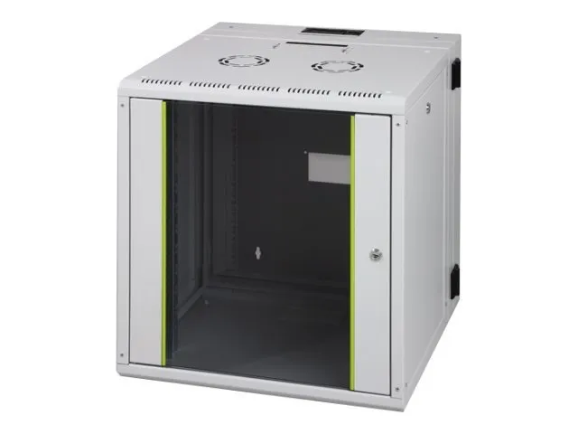 DIGITUS Professional Line DN-19 12-U-3 - Skap - veggmonterbar - grå, RAL 7035 - 12U - 19