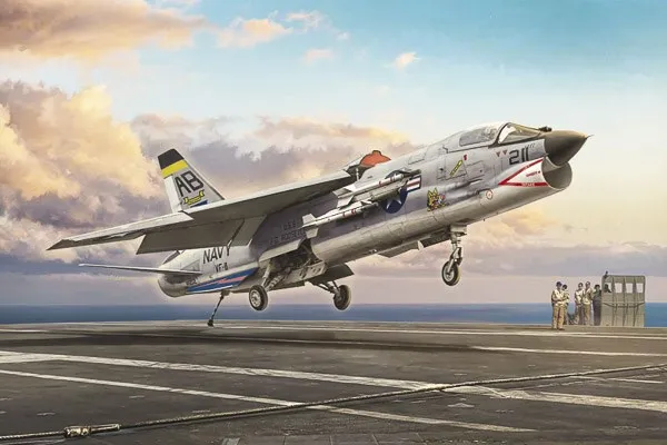 Italeri Modell for montering av F-8E Crusader