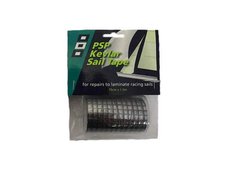 PSP Kevlar-tape 75 mm x 1,5 m, sort