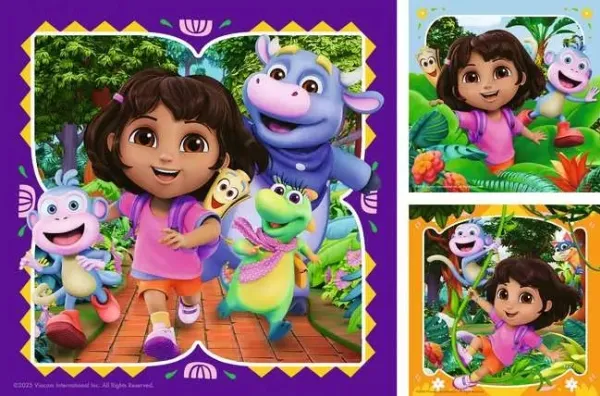 Ravensburger Dora the Explorer, 49 stykker, Tegneserier, 5 år