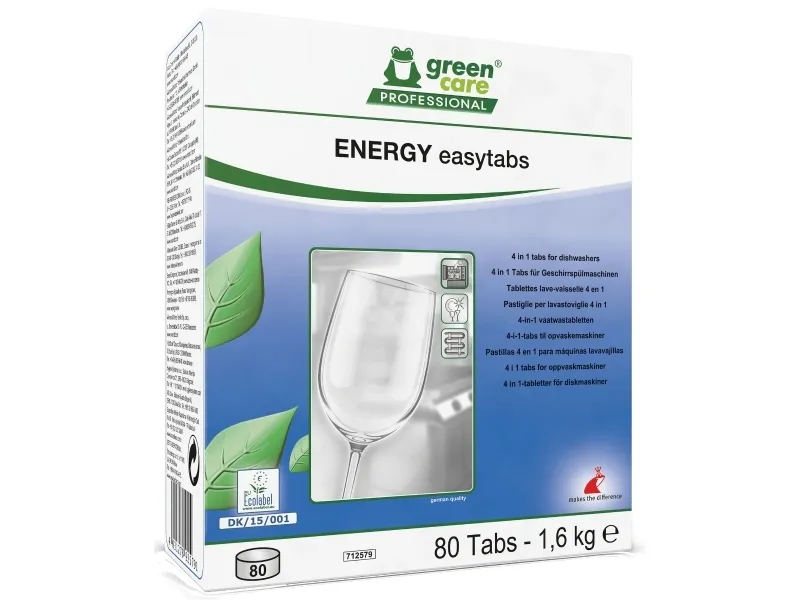 Opvasketabs, Green care professional Energi Easytabs 4-i-1, Tabletter, 1.53 kg