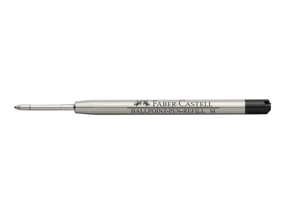 FABER-CASTELL biros-refill for Design-serien (unntatt TWICE og TRIO) 0,4 mm svart