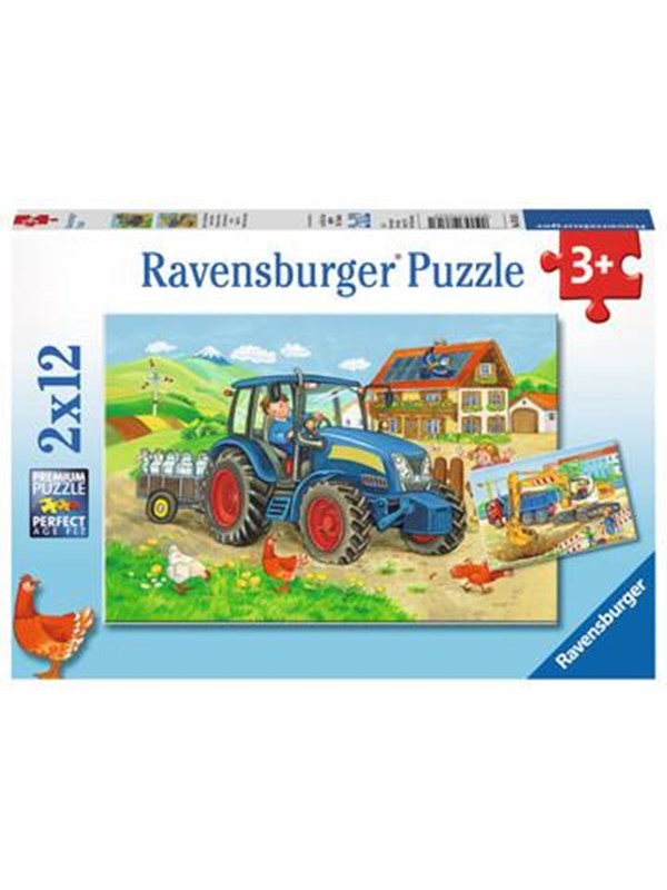 Ravensburger Hard At Work 2x12p