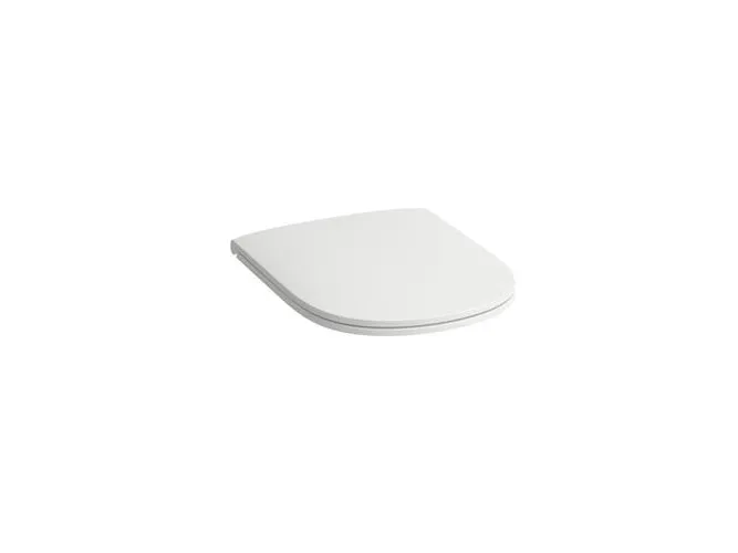 Laufen Lua sæde, slim, QR&&SC - Toiletsæde med qr & sc i slim design, topmonteret, hvid