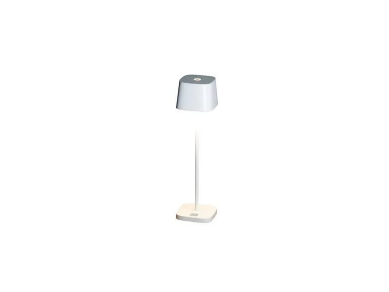 Konstsmide Capri Mini, Bordlys, Hvit, Aluminium, IP54, Terrasse, III