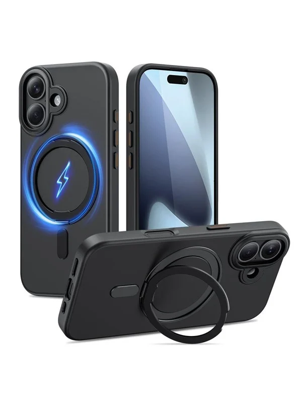 Tech-Protect  MagRing MagSafe Case for iPhone 17 - Matte Black