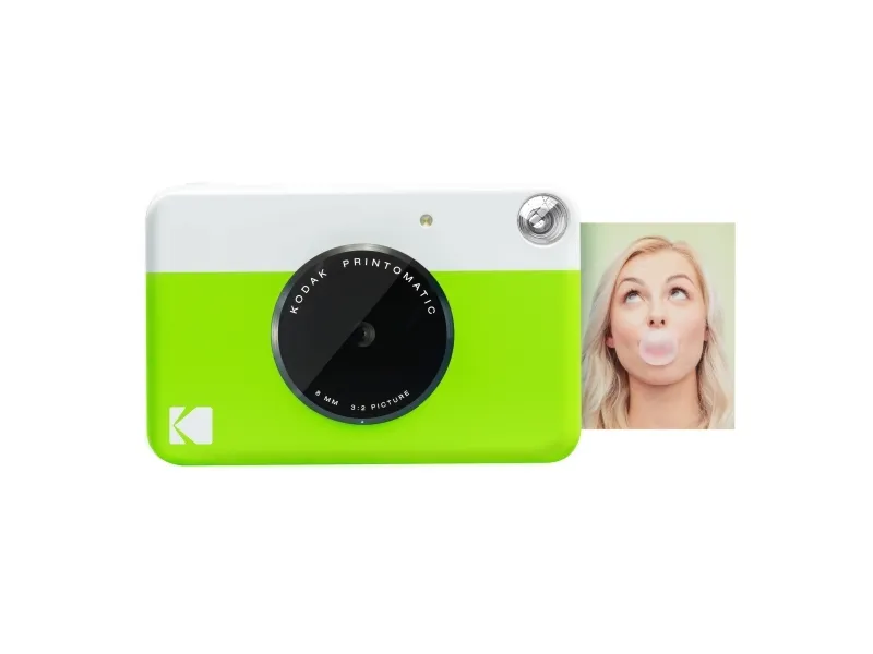 Kodak Printomatic, 50,8 x 76,2 mm, Grønn, Hvit, Automatisk, MicroSD (TransFlash), Automatisk, Automatisk, Blitz av, Blits på