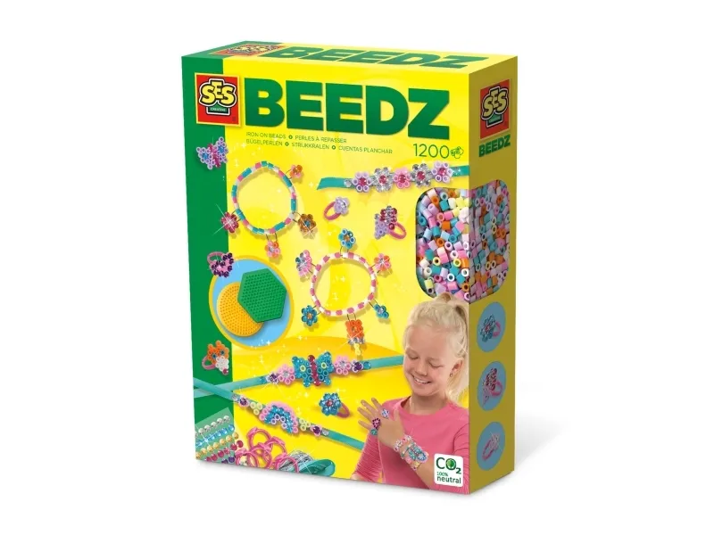 SES Creative Beedz 06078, 5 år, Gutt/Jente, Barn, Fotoark kartong, Flerfarget, 1200 stykker