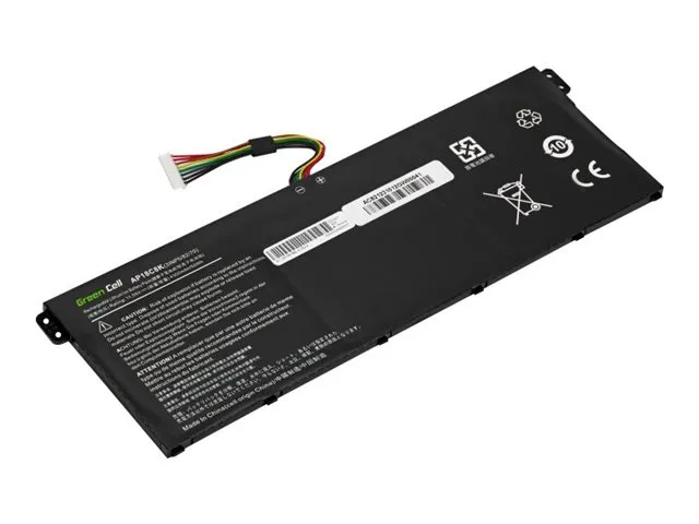 Green Cell - Batteri til bærbar PC (tilsvarer: Acer AP18C4K, Acer AP18C8K) - litiumpolymer - 3-cellers - 4350 mAh - svart