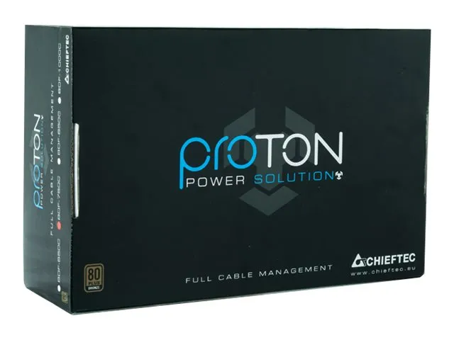 Chieftec Proton Series BDF-750C - Strømforsyning (intern) - ATX12V 2.3 - 80 PLUS Bronze - AC 115-230 V - 750 watt - aktiv PFC