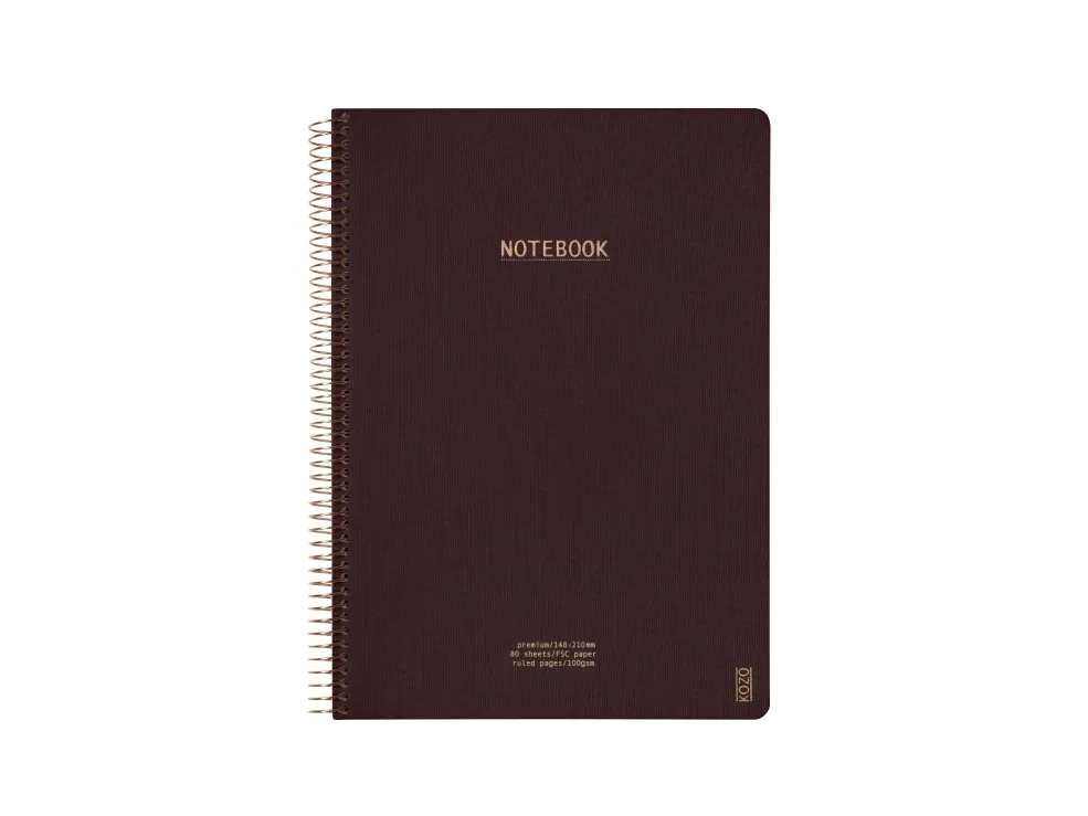 Notesbog, KOZO Premium, A4, 210x297mm - (6 stk.)