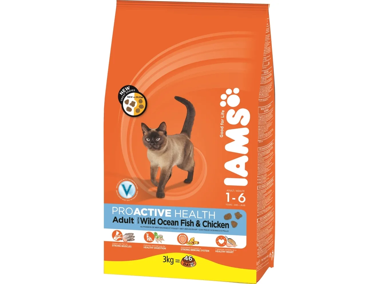 Iams CAT Vitality Adult Ocean Fish 10 kg
