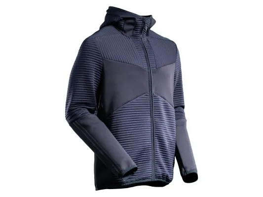 MASCOT® WORKWEAR MASCOT® CUSTOMIZED Fleece hættetrøje med lynlås model 22603-681, farve mørk marine M