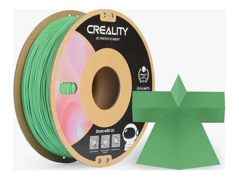 Creality3D - Mattgrønn - 1 kg - boks - CR-PLA filament (3D)
