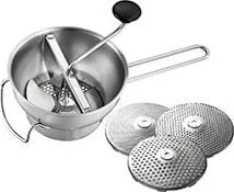 GEFU Flotte Lotte Puree-kvern med 3 innsatser