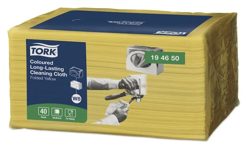 Tork 194650, Papir, Gult, 160 mm, 193 mm, 40 stykker, 195 mm