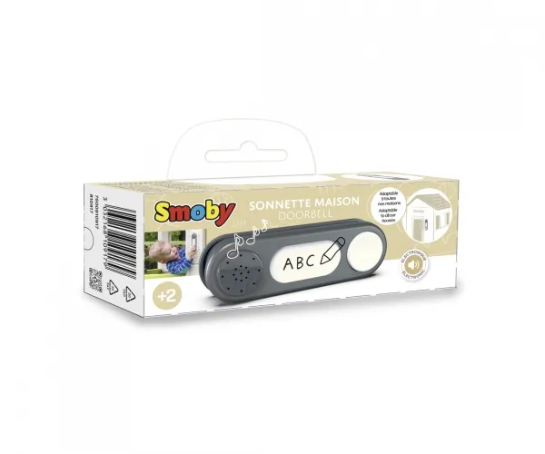 Smoby 810917, Ringeklokke til lekehus, Sort