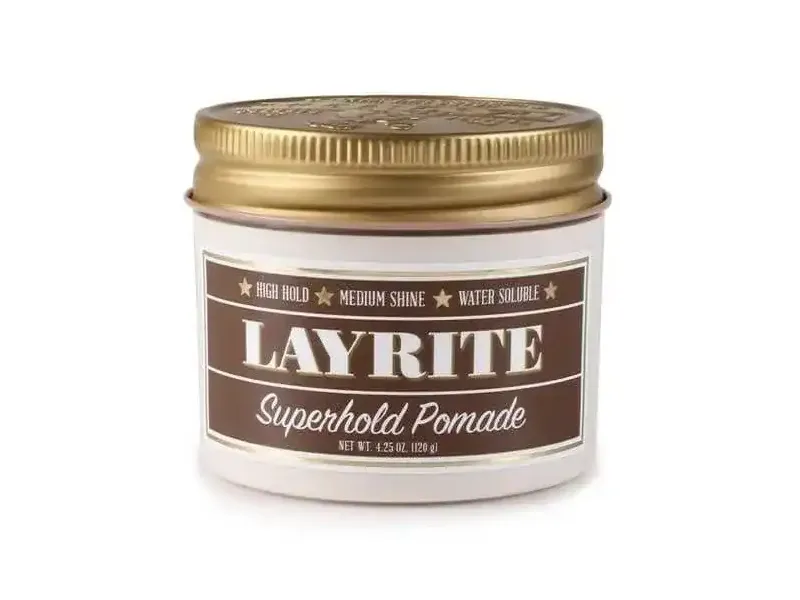 Layrite Superhold Pomade 120 g sterk hold vannløselig medium glans