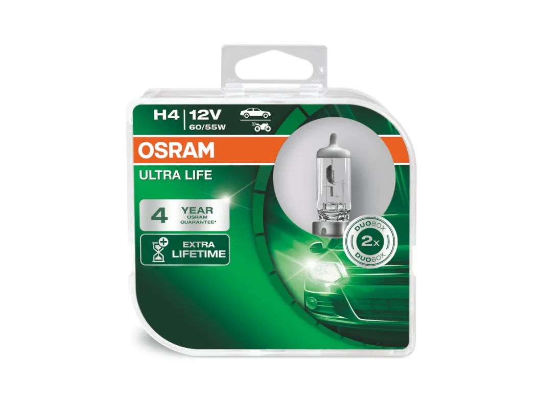 Osram Ultra Life - H4 Bilpærer