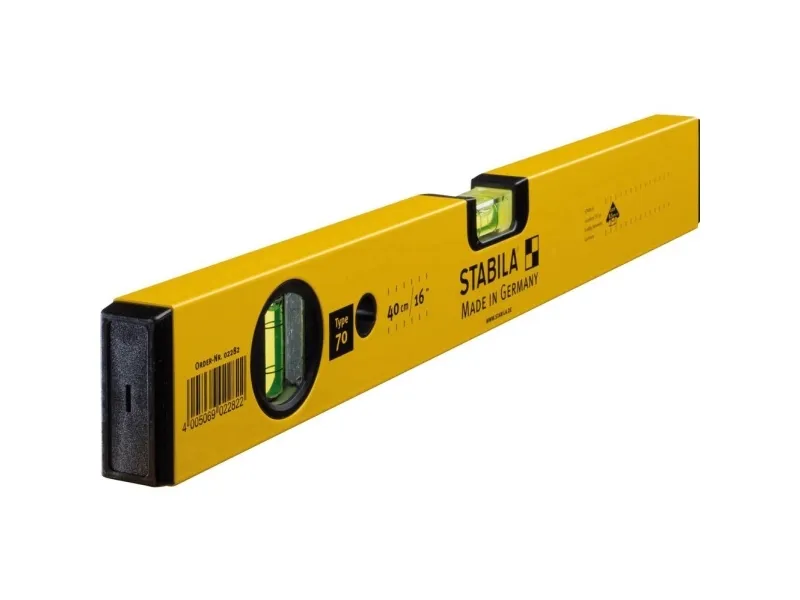 Stabila Type 70 02282 Vaterpass - lettmetall 40 cm 0,5 mm/m